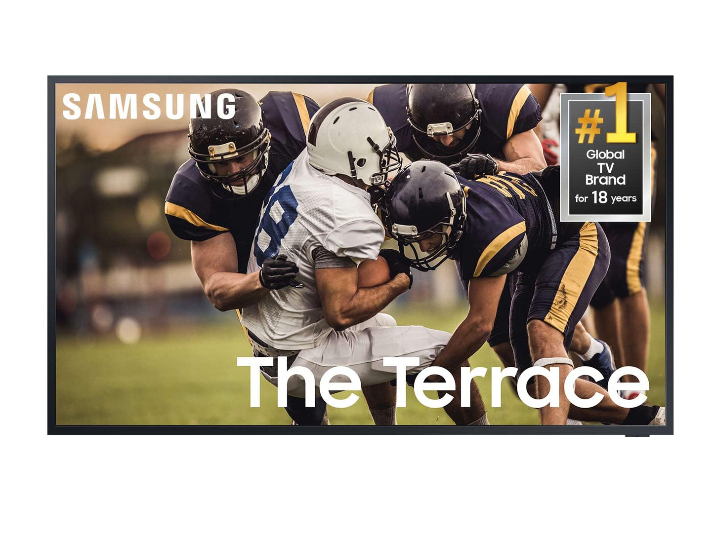 SAMSUNG 55-inch Class QLED 4K The Terrace Partial Sun Outdoor, Direct Full Array 16x, Quantum HDR 32x, Weatherproof, Wide Viewing Angle Smart TV w/ Alexa Built-in (QN55LST7TAFXZA, Latest Model)